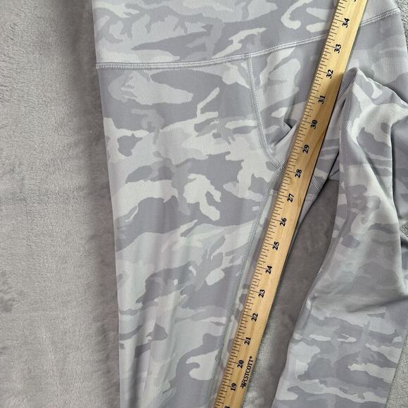 Lululemon Wonder Under High Rise Leggings Size 4 Camo White/Grey Workout Gym - Picture 7 of 12